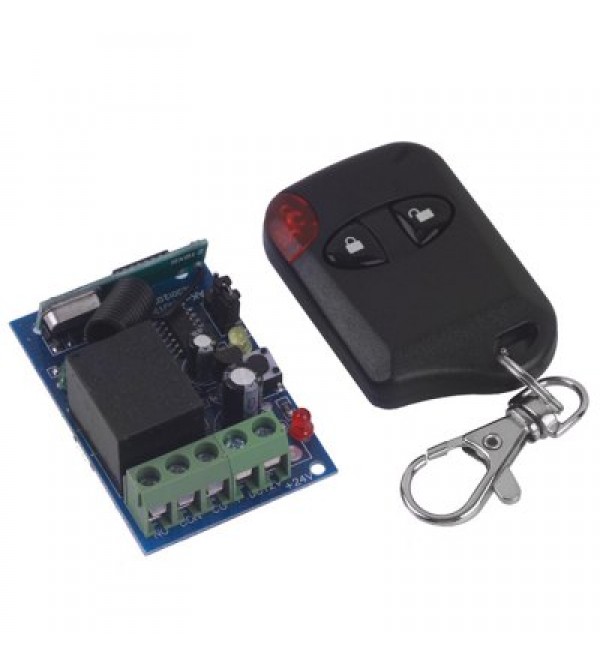 High Security One Channel DC12V Wireless Remote Control Switch  -  Unlock  Lock Keys