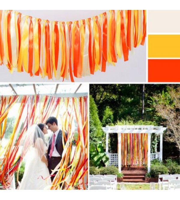 1m Tasseled Ribbon Wedding Ornaments