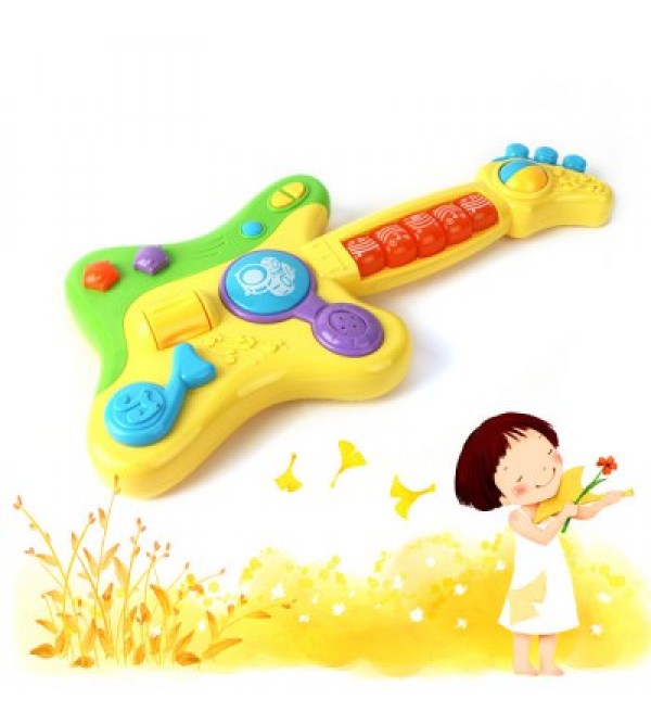 Educational RENDA Simulation 800632 Guitar Kid Musical Toy for Improving Children Comprehension