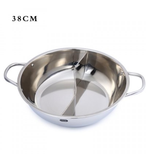 38cm Stainless Steel Duck Hot Pot