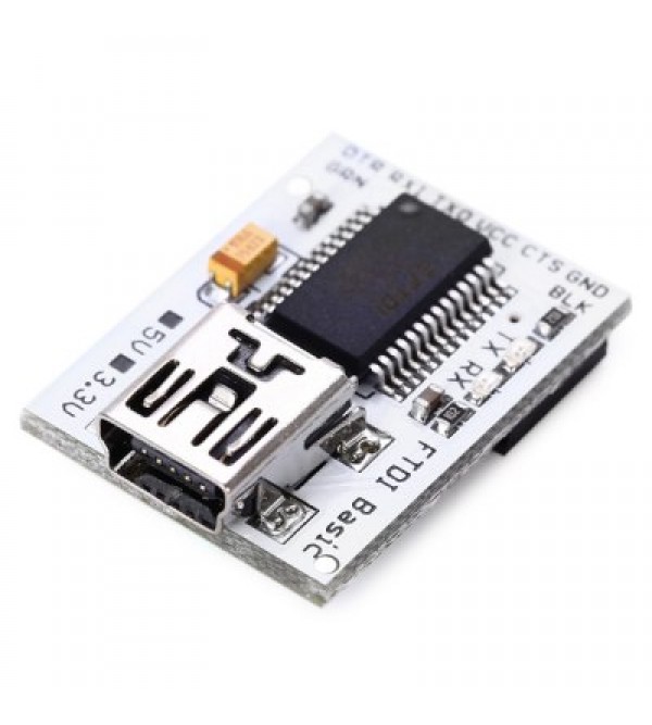 FTDI Basic Mini USB to TTL Serial Port Plate