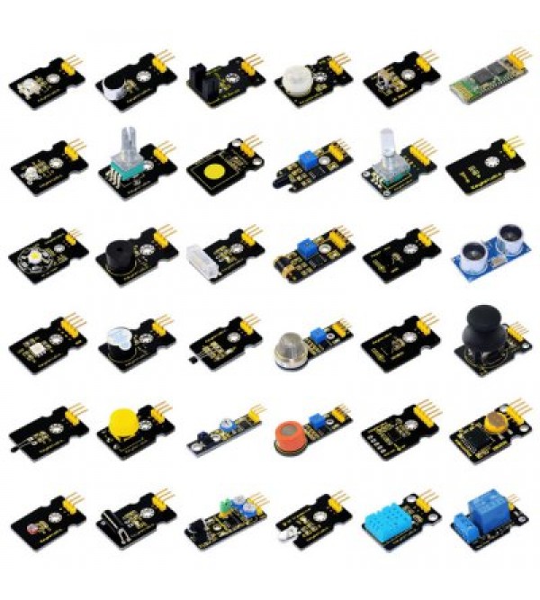 Keyestudio 36PCS Basic Sensor Module Kit Electronic Part for Arduino Lovers