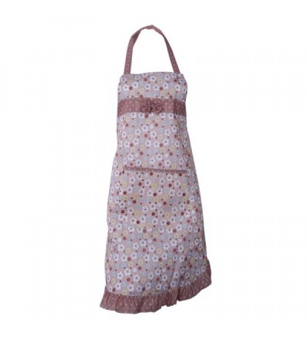 Fashion Kitchen Cooking Flower Lace Women Apron