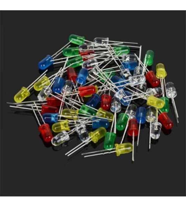 130PCS 5MM RGB 3-color LED Diodes