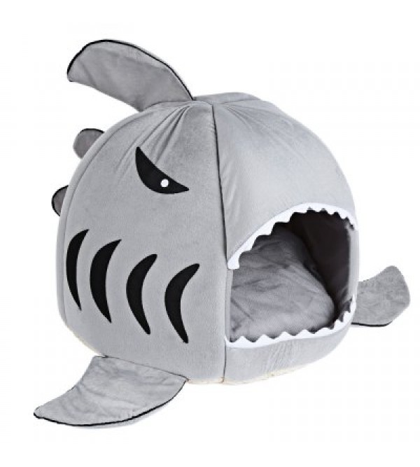 Novelty Soft Shark Mouth Shape Doghouse