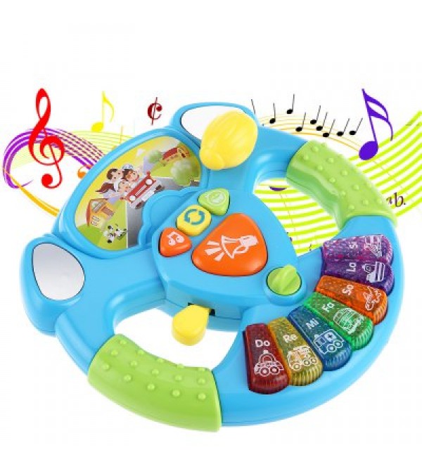  Multi-function Steering Wheel Kids Intelligent Toy