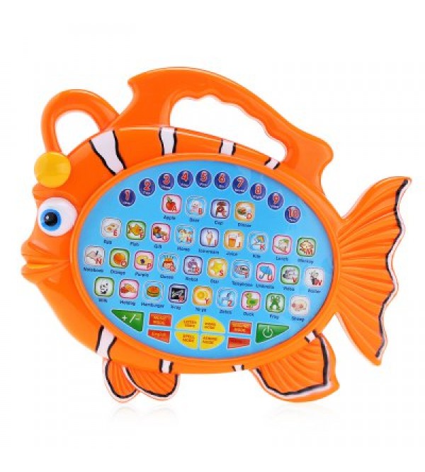  Kids Fish Music Learning Machine Alphabet Board