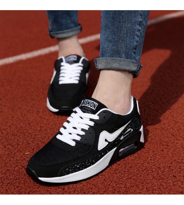 Fashionable Breathable and Tie Up Design Athletic Shoes For Women