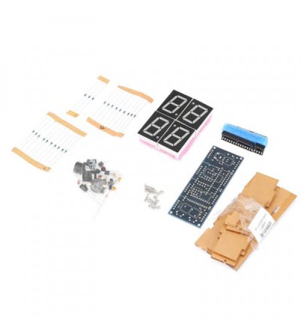 SZ - 0001 DIY Digital Light Control Desk Clock Kit