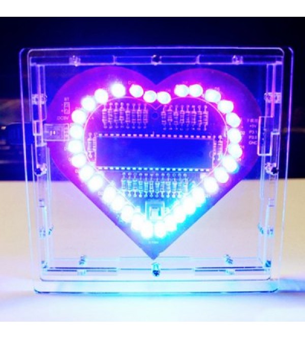 Heart Shape LED Lights Kit for DIY Project