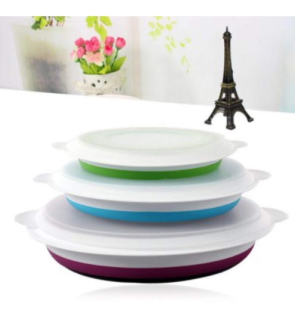 3PCS  Portable Collapsible Bowls