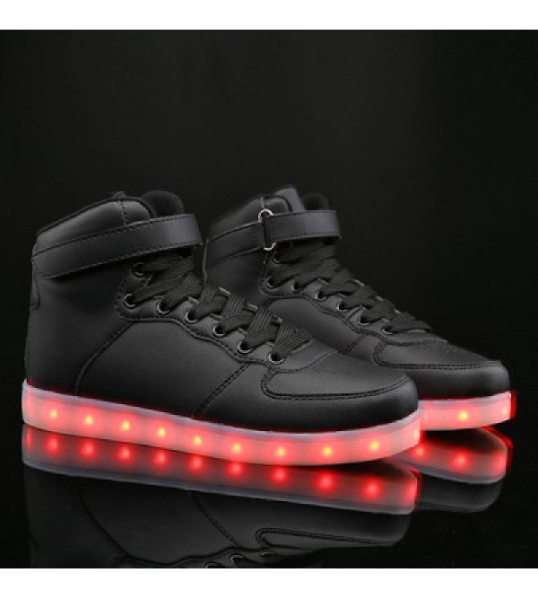 Led Luminous Lights Up Tie Up Casual Shoes