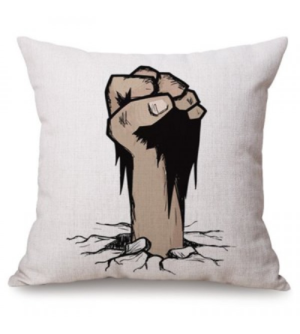 Halloween Hand Printed Sofa Cushion Antibacteria Pillow Case