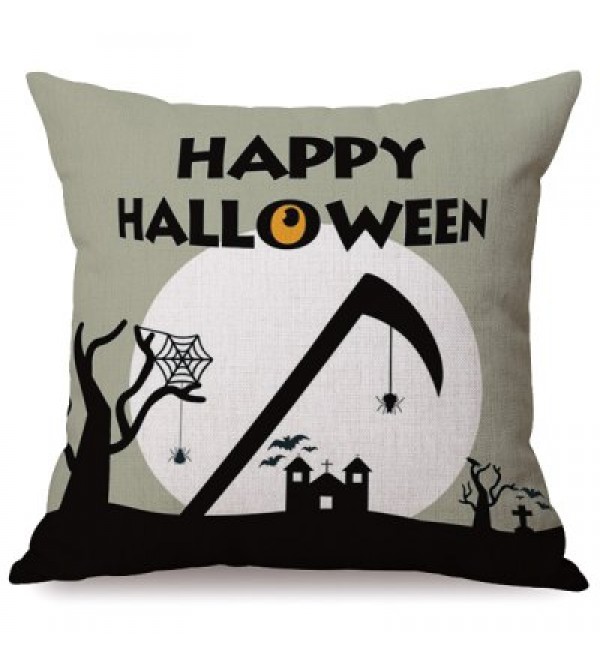 Antibacteria Happy Halloween Sofa Cushion Printed Pillow Case