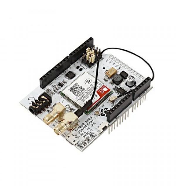 Multifunctional DUINOPEAK SIM808 Shield for Arduino