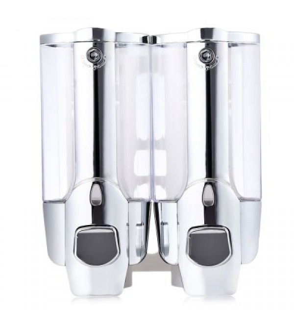 700ML Wall Mount Dual Soap Dispenser