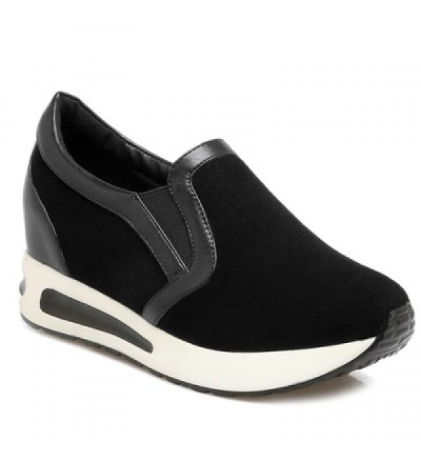 Hidden Wedge Slip On Sneakers