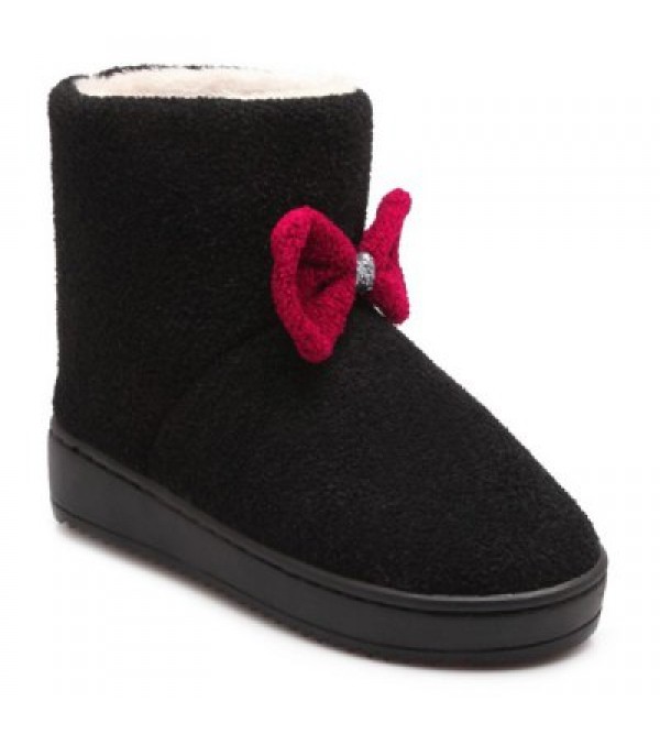 Bow Platform Snow Boots