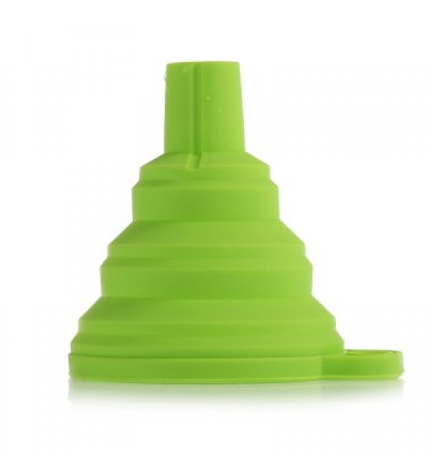  Kitchen Round Silicone Folding Funnel