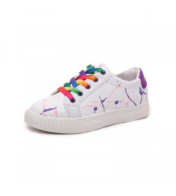 Graffiti White Trainers