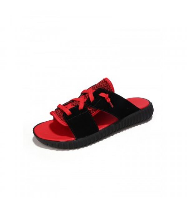 Lace-up Men Slippers