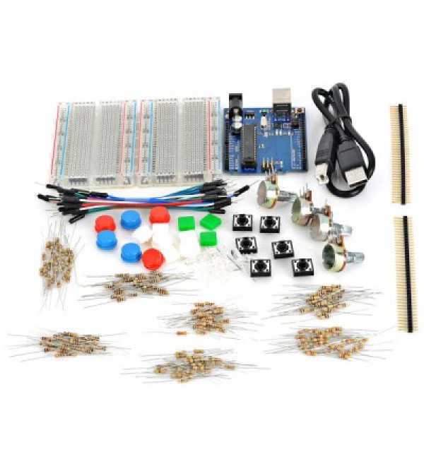 X1301 UNO R3 Development Board Starter Kit with Basic Component Pack Set for Arduino Workshop B